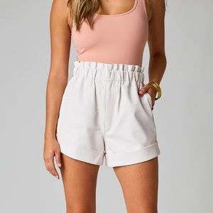 BuddyLove Peyton Paperbag Vegan Leather Shorts *matching top in shop*